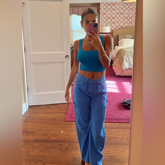 Blue lioness cargo jeans - Picture 1 of 2